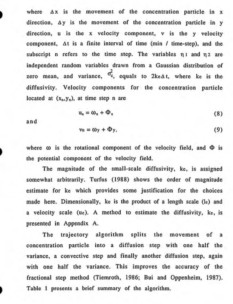 Table  1  presents  a brief summary  of the  algorithm.