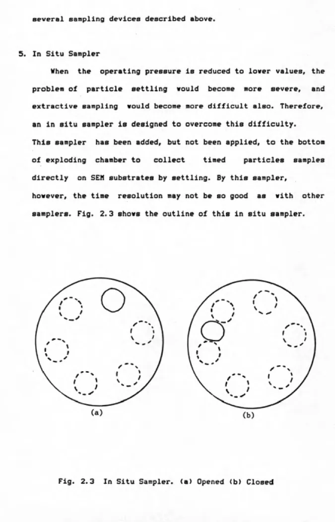 Fig. 2.3 In Situ Sampler. <a> Opened (b) Closed