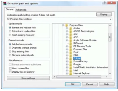FIGURE 2 – EXTRACTING THE SDK USING WINRAR 