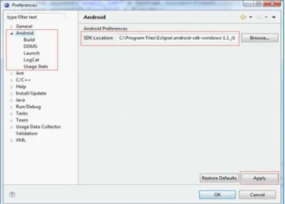 FIGURE 5 – ANDROID REFERENCE CONFIGURATION 
