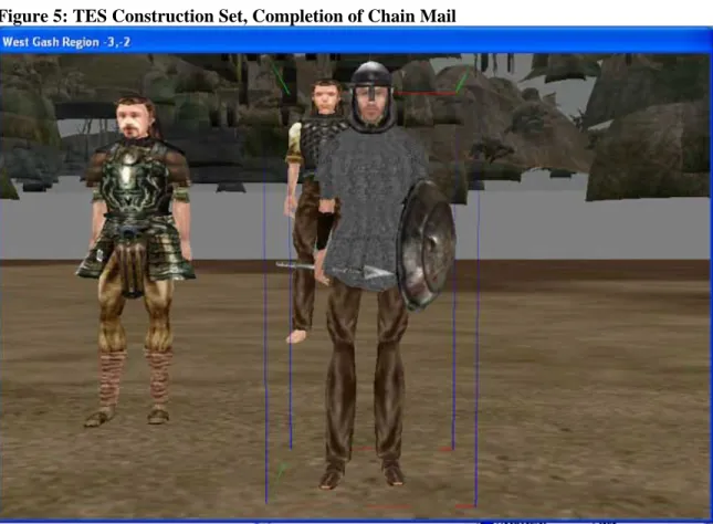 Figure 5: TES Construction Set, Completion of Chain Mail 