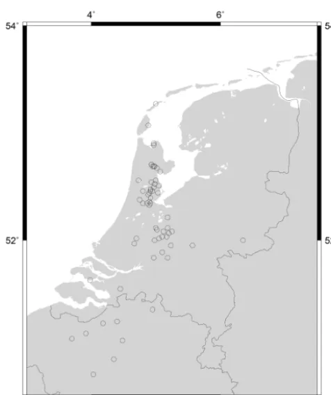 Figure 3. Damage reports compiled from various sources related tothe 4 August 1674 storm.
