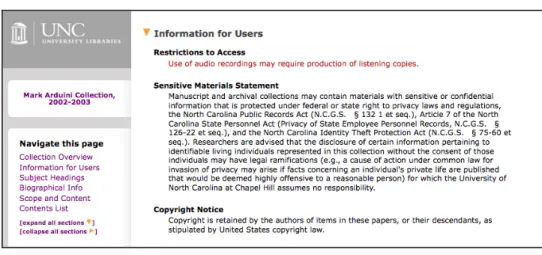 Figure 5. Task six: understanding restrictions. Mark Arduini Collection. 
