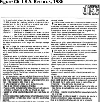 Figure C6: I.R.S. Records, 1986 