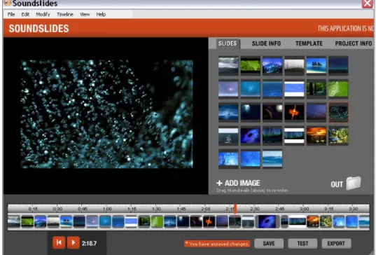 Figure 1. The Sound Slides GUI
