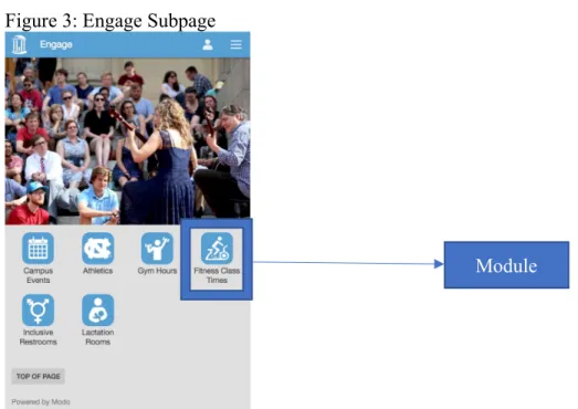 Figure 3: Engage Subpage 
