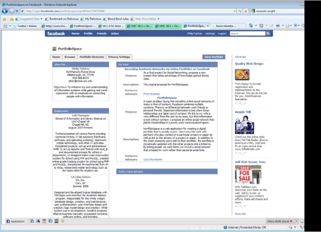 Figure 7. View Portfolio page 