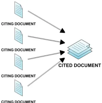 Figure 1: Citing documents versus cited document 