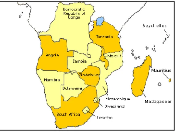 Figure 4: SADC Member States 