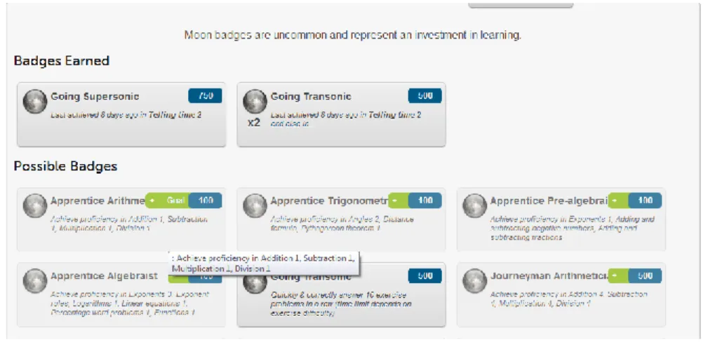 Figure 10: An example of framing achievements as end objectives. 