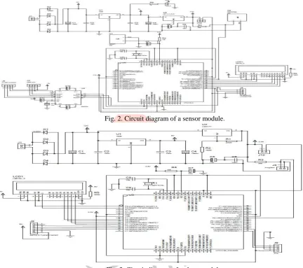 Fig. 2. Circuit diagram of a sensor module. 