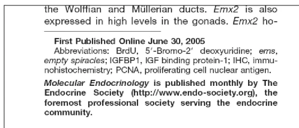Figure 2: An example of abbreviations and expansion from a scientific article. PMID: 15994197 (Taylor 