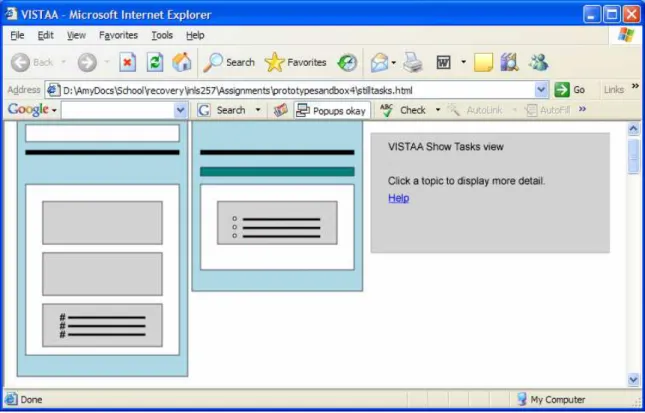Figure 1. Initial VISTAA Screen 