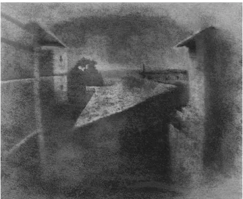 Fig. 1: Niépce, J. N. (ca. 1826). View from the Window at Le Gras. 