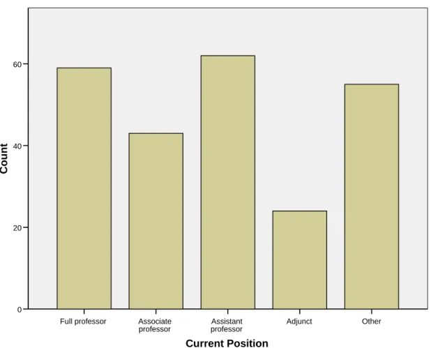Figure 2. Current teaching position 