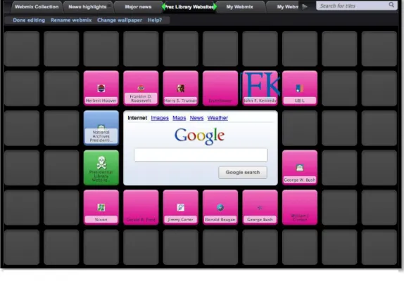 Figure 2: Symbaloo Reference Tool