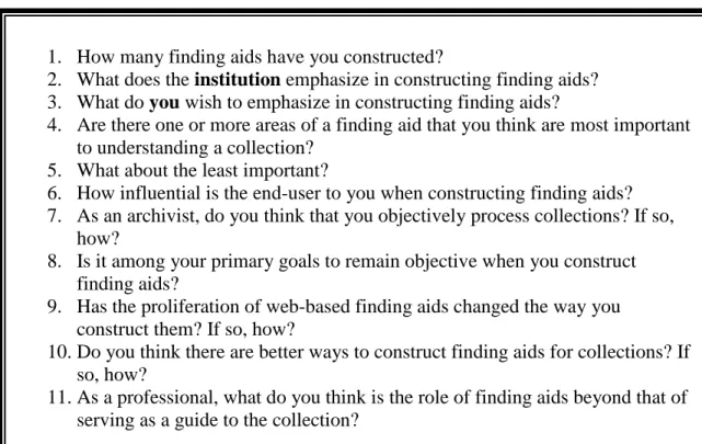Figure 1: Interview Guide 