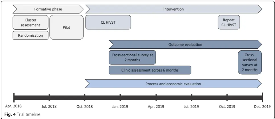 Fig. 4 Trial timeline