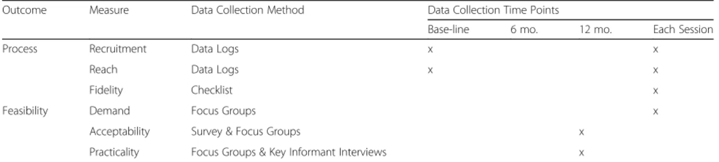 Table 3 Heart Matters Implementation Process &amp; Feasibility Outcomes