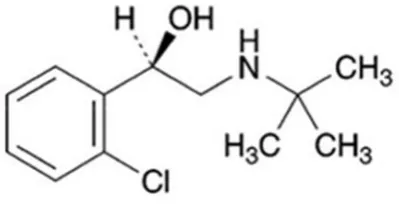 Figure 1: Structure of Tulobuterol 
