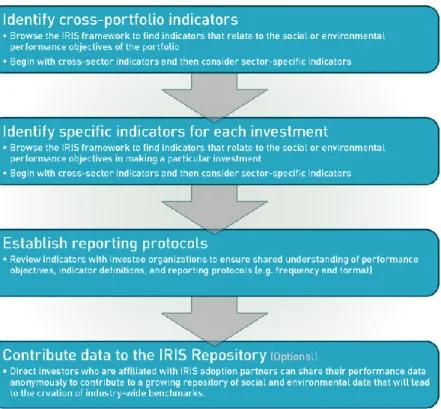 Figure 4: IRIS/GIIN Impact Reporting and Investment Process 