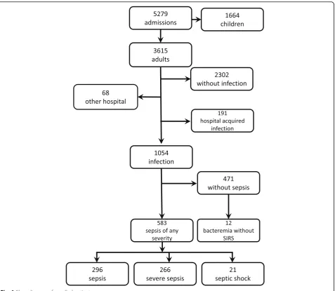 Fig. 1 Flow diagram of enrolled patients