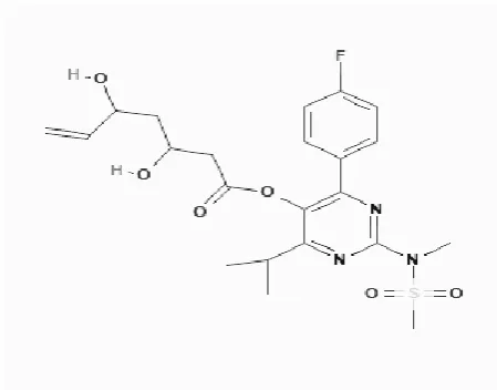 Fig 2: Structure of ezetimibe 