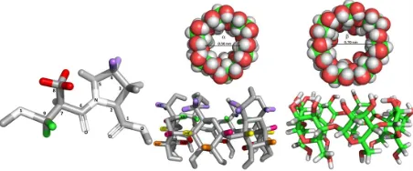 Figure 1 captopril (cAP) ((2s)-1-[(2s)-2-methyl-3-sulfanylpropanoyl]-pyrrolidine-indication of the captopril and cyclodextrin hydrogens