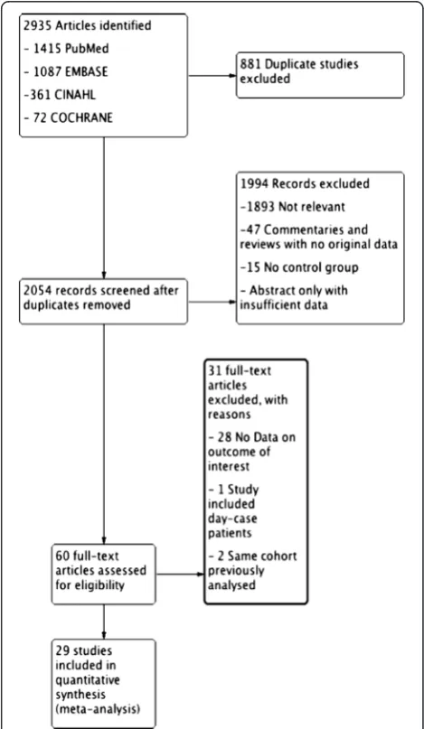 Fig. 1 Literature search flow diagram