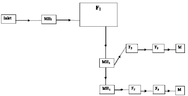 Figure 1: Schematic diagram of the waste stabilization ponds at the                 University of Dar-es-Salaam 