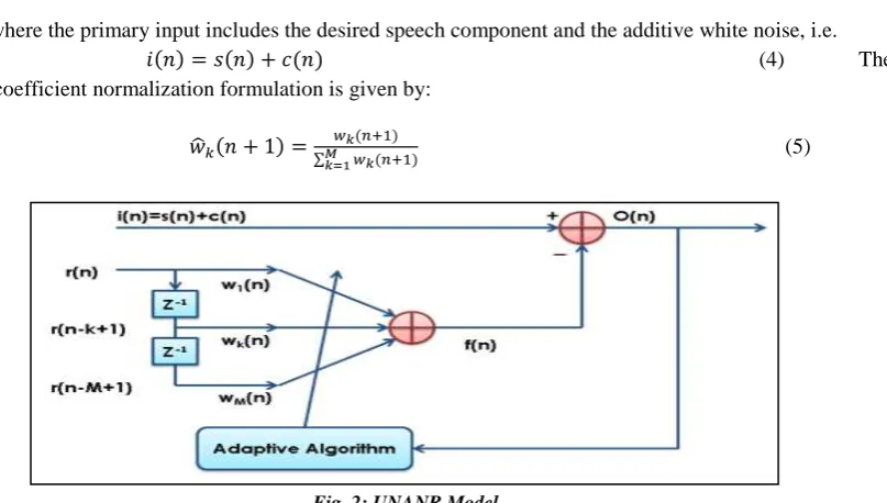 Fig. 2: UNANR Model 