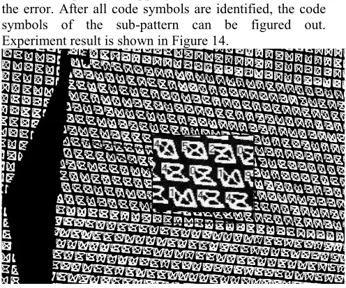 Figure 14. Experimental decoding results on partial image