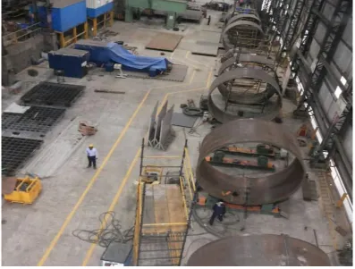 Fig 1: Shell fabrication shop 
