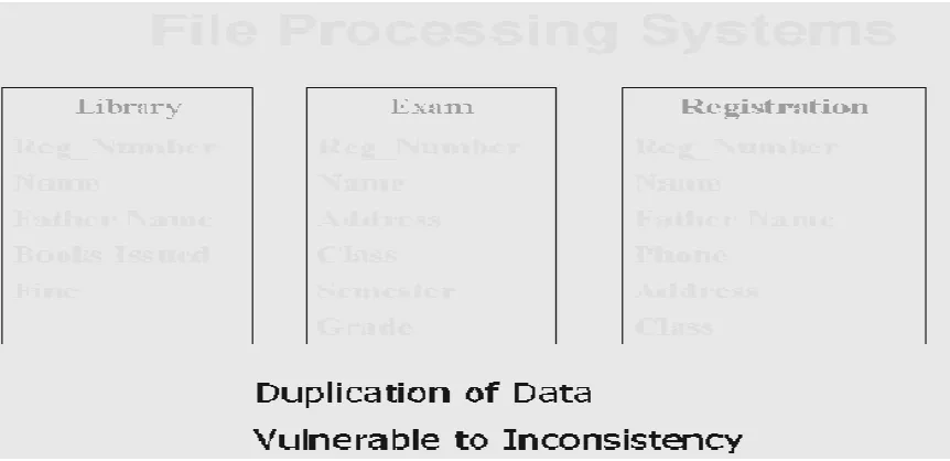Fig. 2: Some more problems in File System Environment 