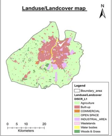 Fig. 4: Hydrological Soil Group Map of Study Area 