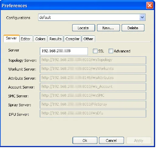 Figure 3. ECL IDE Preferences