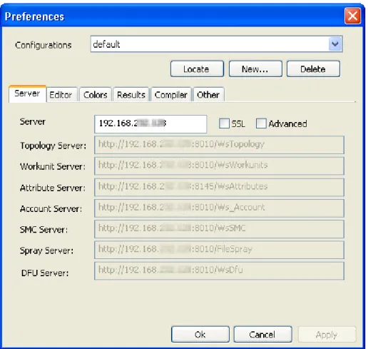 Figure 6. ECL IDE Preferences