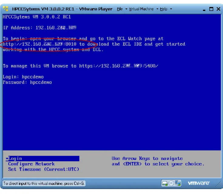 Figure 1. VM Welcome Screen