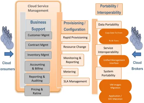 Figure 6 – Cloud Provider: Cloud Service Management 
