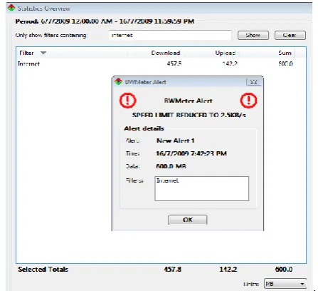 Fig. 7. Website Zapper Alert  When these changes were made and administered, 