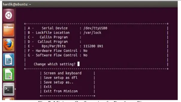 Fig. 8. BlueZ Protocol Stack Installation 