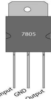Fig. 4: Power supply regulator (IC 7805) 