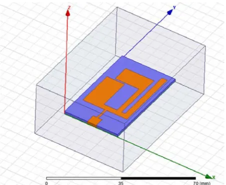 Figure 5 illustrates both the simulated and experimental results of the antenna return loss