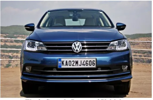 Fig 2: Sample Image of Vehicle. 