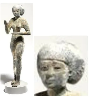 Fig 18: Bronze statue from 21st-22nd Dynasties.[34]         