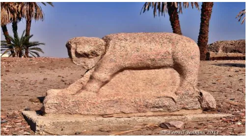 Fig. 5: Granite elephant statue from Aswan.[19] 
