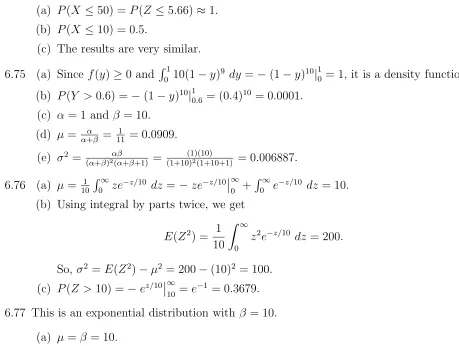 table and let y = x/β,