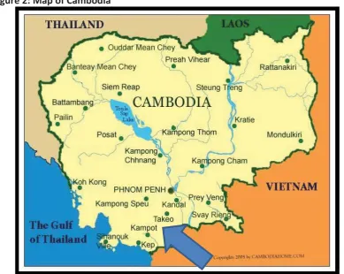 Figure 2: Map of Cambodia 