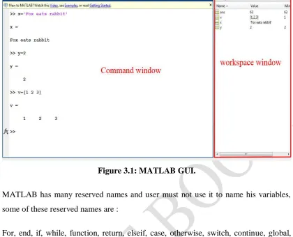 Figure 3.1: MATLAB GUI. 