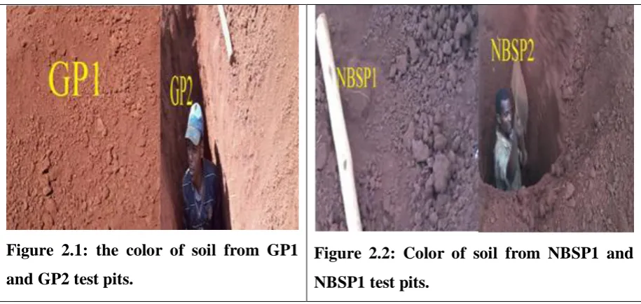 Figure 2.1: the color of soil from GP1 